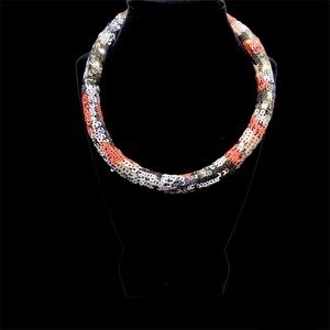 𝅺P&B Sequin Necklace 16” adjustable extender to 18”